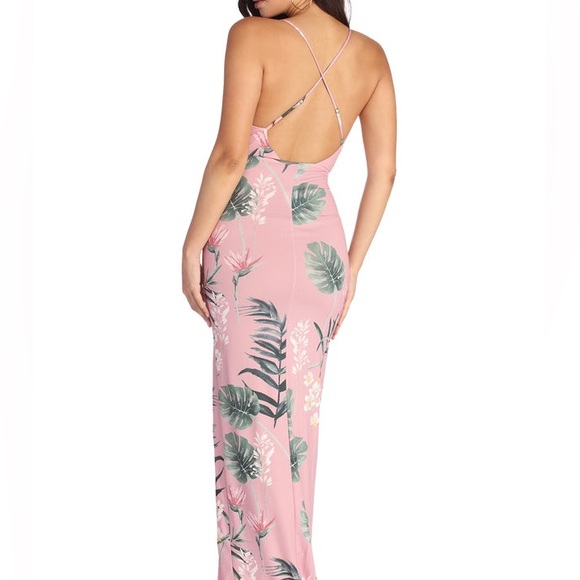 Windsor Pretty In Paradise Maxi Dress Sz Small - Picture 3 of 10